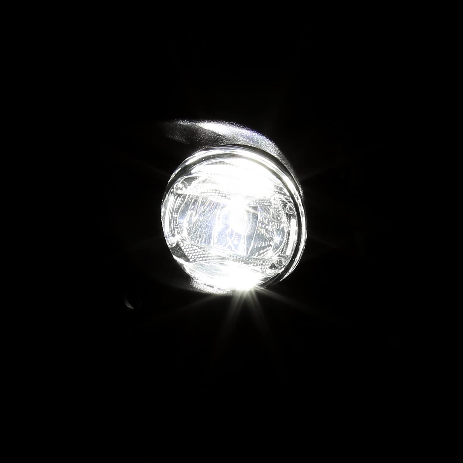 LED Fog Lamp Spec-D Tuning Clear Lens with OE Wiring and Switch Compatible with Toyota C-HR 2020-2022