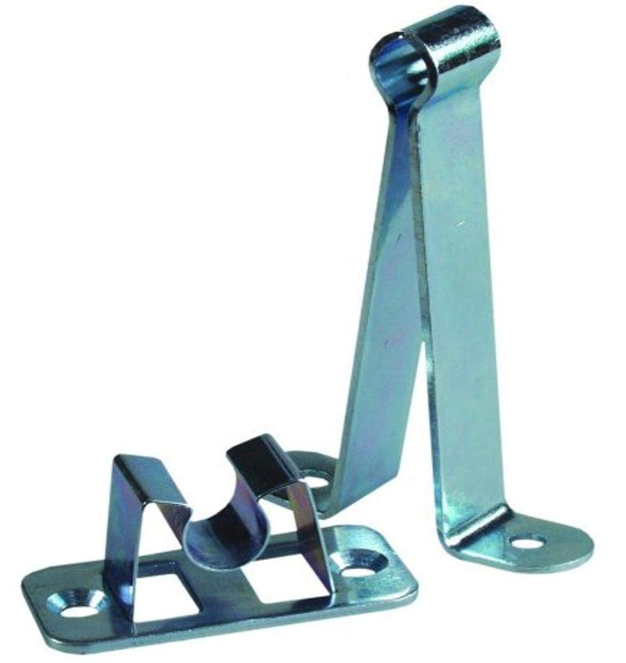 Metal C-Clip Style Door Holder JR Products 10535 - 3",Silver