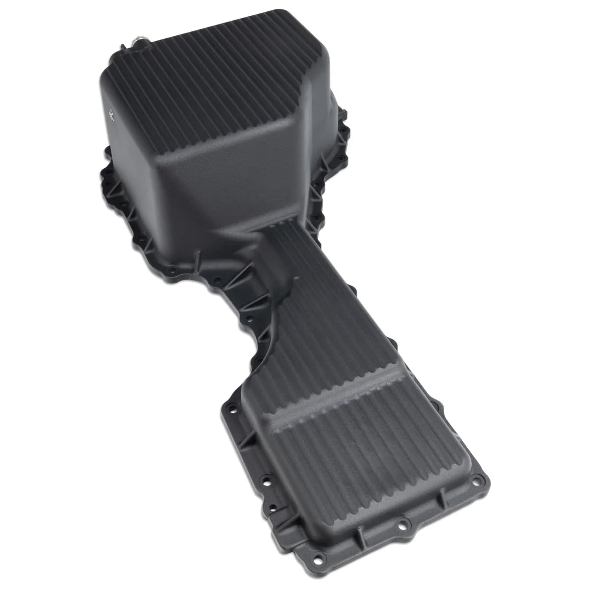 Heavy Duty PPE Deep Capacity Engine Oil Pan 114053020 (Black) Compatible with Duramax L5P