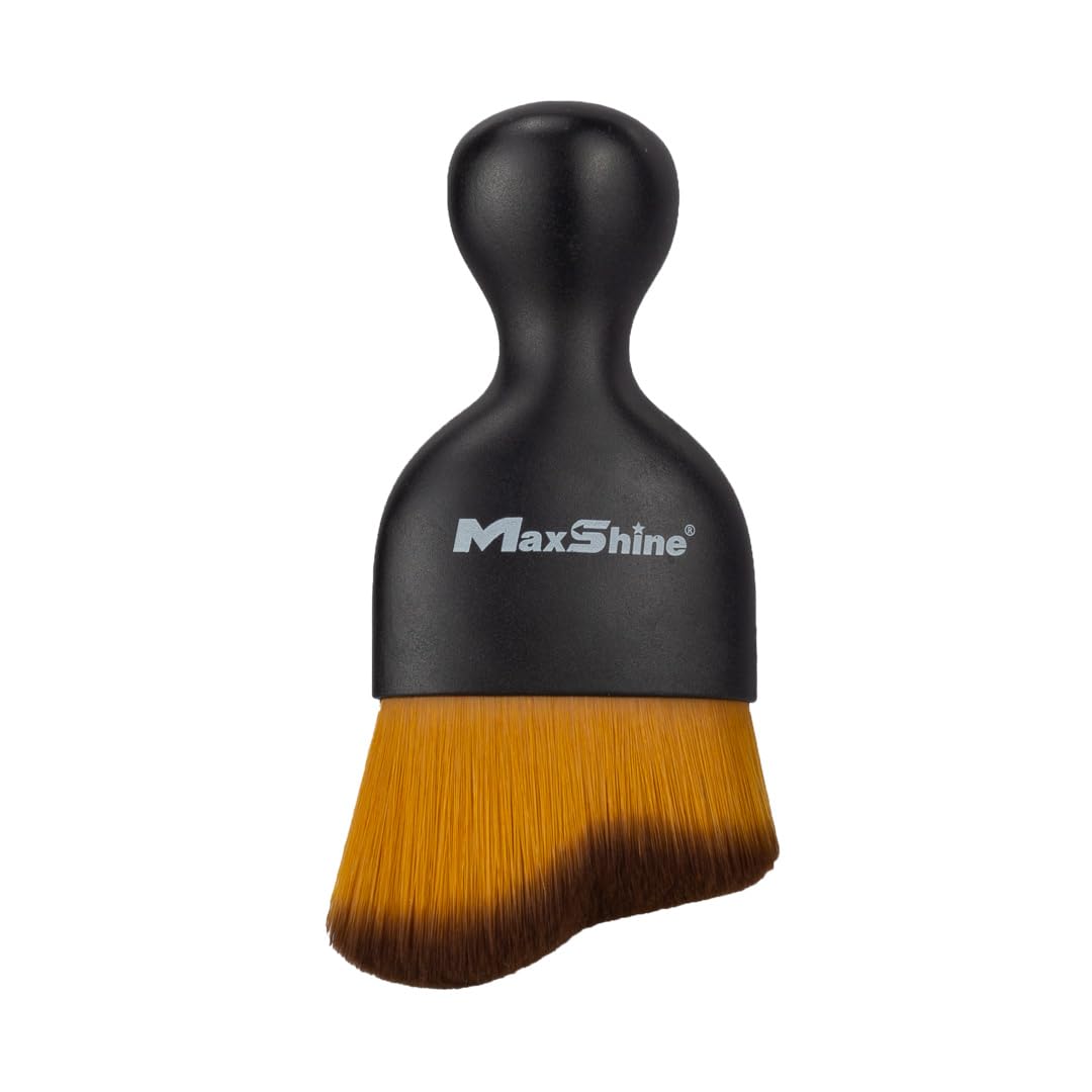 Maxshine Ultra Soft Small Universal Handled Brush – Super Soft Bristles – Professional Detailing Brush for Interior, Exterior, Leather Seats, Engine Bay & Wheels – Premium Car Care Tool