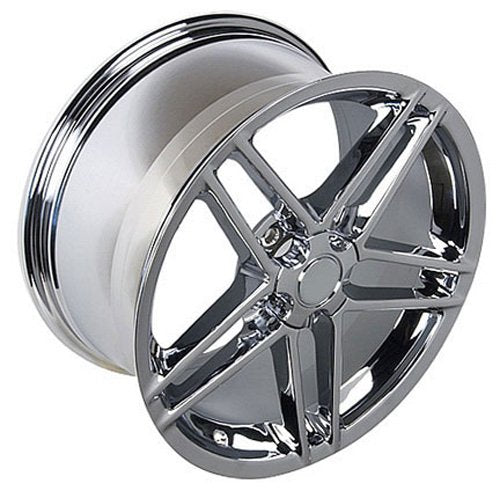 CV07A OE Wheels 17" Replica Wheel CV07A Fits Chevrolet Corvette - C6 Z06 Rim 17x9.5 Chrome Wheel