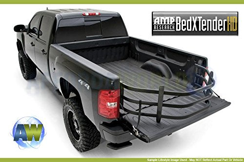 AMP Research BedXTender HD Sport RealTruck | 74802-01A | Fits 2016 - 2024 Toyota Tacoma; 2024 Ford Ranger; 2004 - 2012 Chevrolet Colorado & GMC Canyon; 2011 Dakota & More (See Description)