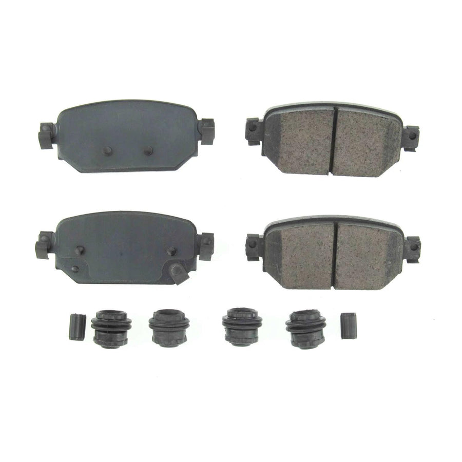 Power Stop Front Brake Kit For 2017-18 Mazda 3 |3 Sport 2017-18 |CX-3 2019-22 - Ceramic Brake Pads With Installation Hardware, 17-2042