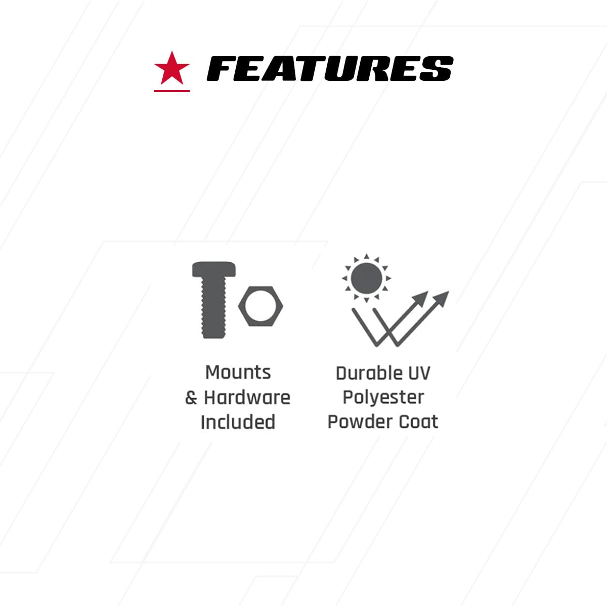 D-Series Rigid Industries 40185 Stainless Steel L Bracket Kit with Hardware