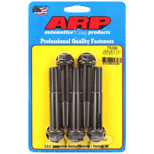 Hex ARP (716-3000) Oxide Bolt, Black