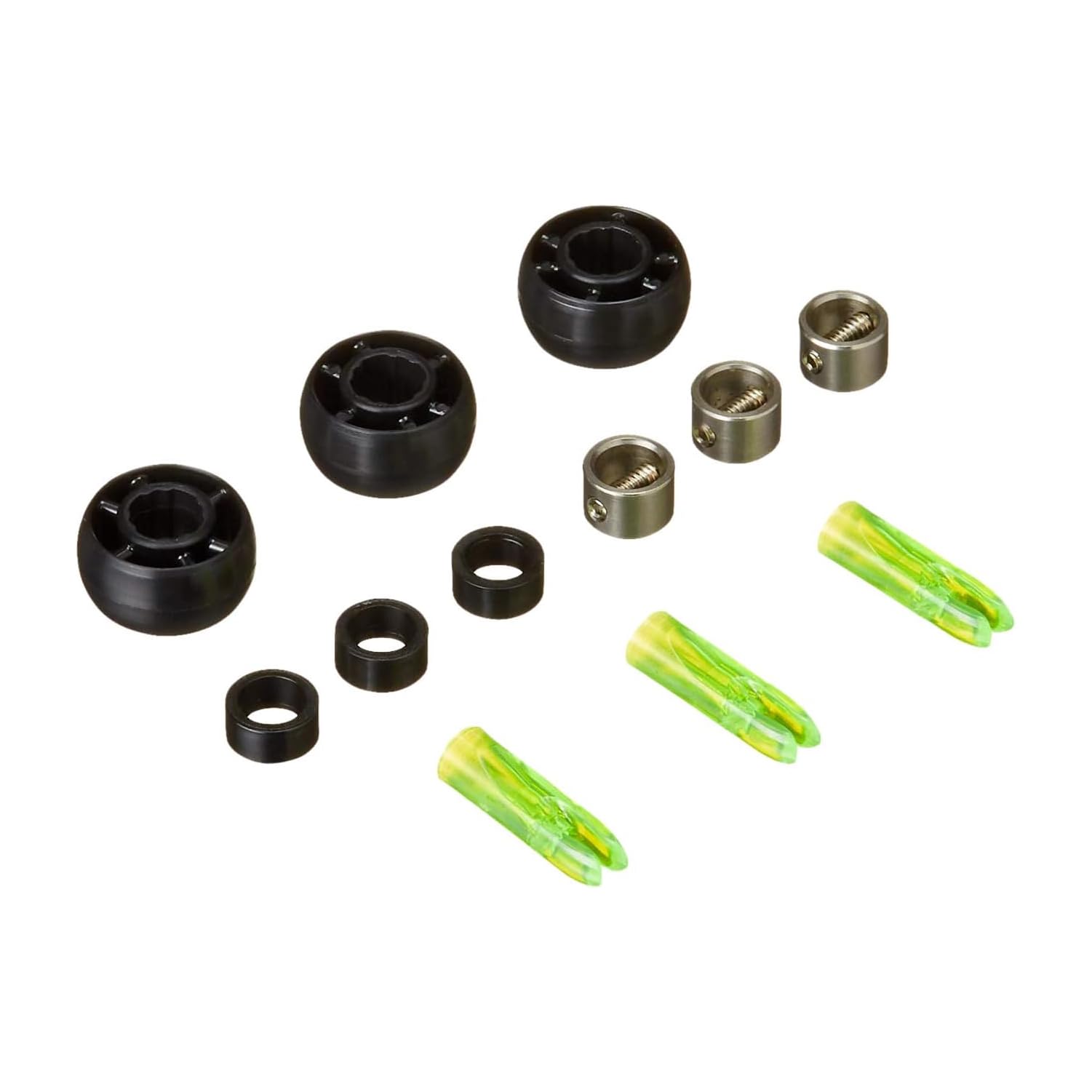Bowfishing Slide Safety System TRUGLO for Arrow - Preventing Potential Accidents Includes 3 Nocks, 3 Arrow Slides & 3 Slide Stops