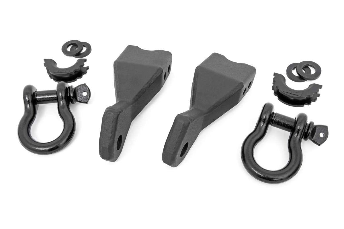 Rough Country Shackle Mount Kit Tow Hook for 19-22 Chevy Silverado 1500 - RS155