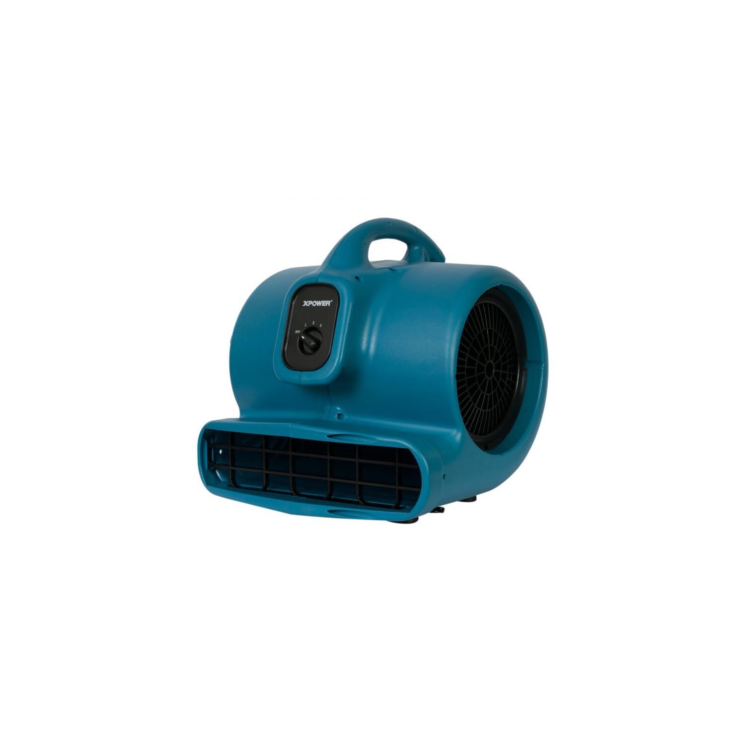 P-600A XPOWER 1/3 HP 2400 CFM 3 Speed Air Mover, Carpet Dryer, Floor Fan, Blower with Build-in Power Outlets