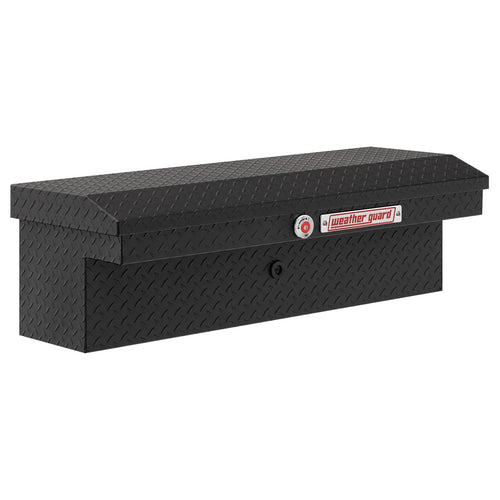 Weather Guard 41in Model 180-52-04 Low Profile Lo-Side Box, Aluminum, Textured Matte Black, 3.0 cu ft