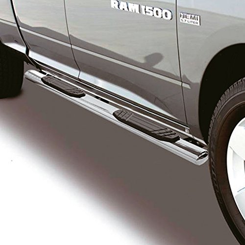 6" Go Rhino OE Xtreme II Sidesteps & Brackets | Stainless Steel, Polished | 6862439980PS | Fits 2015-2018 Ram 1500 Quad Cab Pickup; 2019-2023 Ram 1500 Classic Quad Cab Pickup