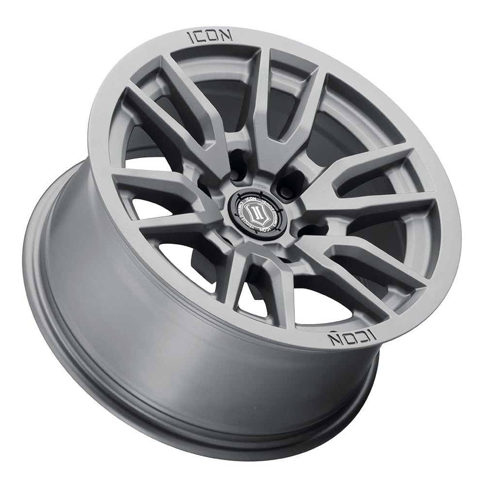 Vector 6 ICON Alloys, Titanium, 17 x 8.5/6 x 5.5, 0mm Offset, 4.75" BS, 2417858347TT
