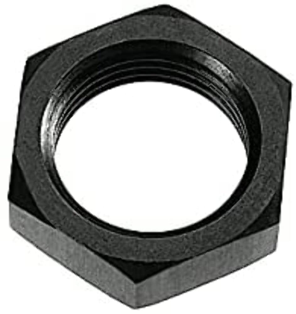 RHP924-04-2 Red Horse Performance an-Jic Aluminum Bulkhead Nut, Black - Size -04 - Pack of 2