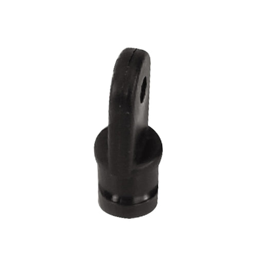 Nylon 7/8" Inside Eye Top Fitting Whitecap - Black