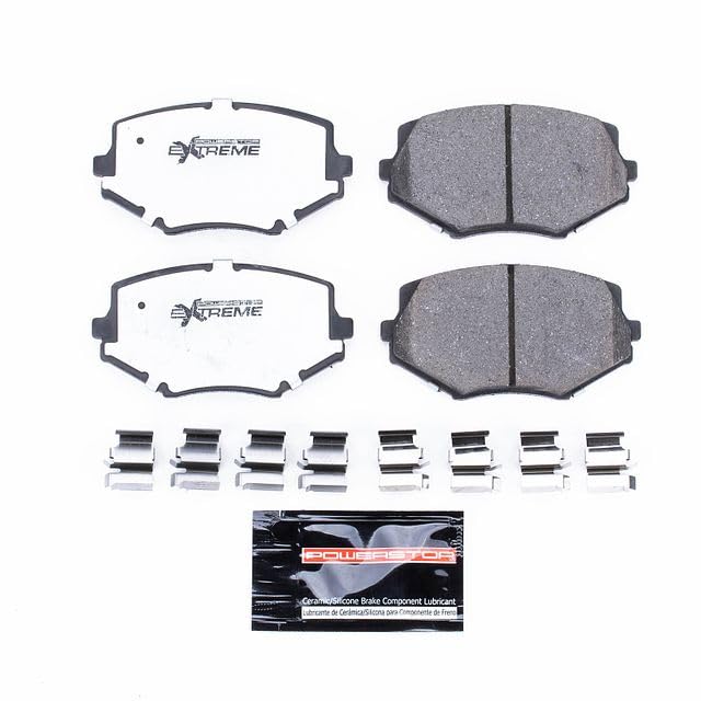 Power Stop Z26-635 New Formulation Extreme Performance Brake Pad For Mazda Miata 1994-1997 | Mazda Miata 1999-2005 [Vehicle Specific]