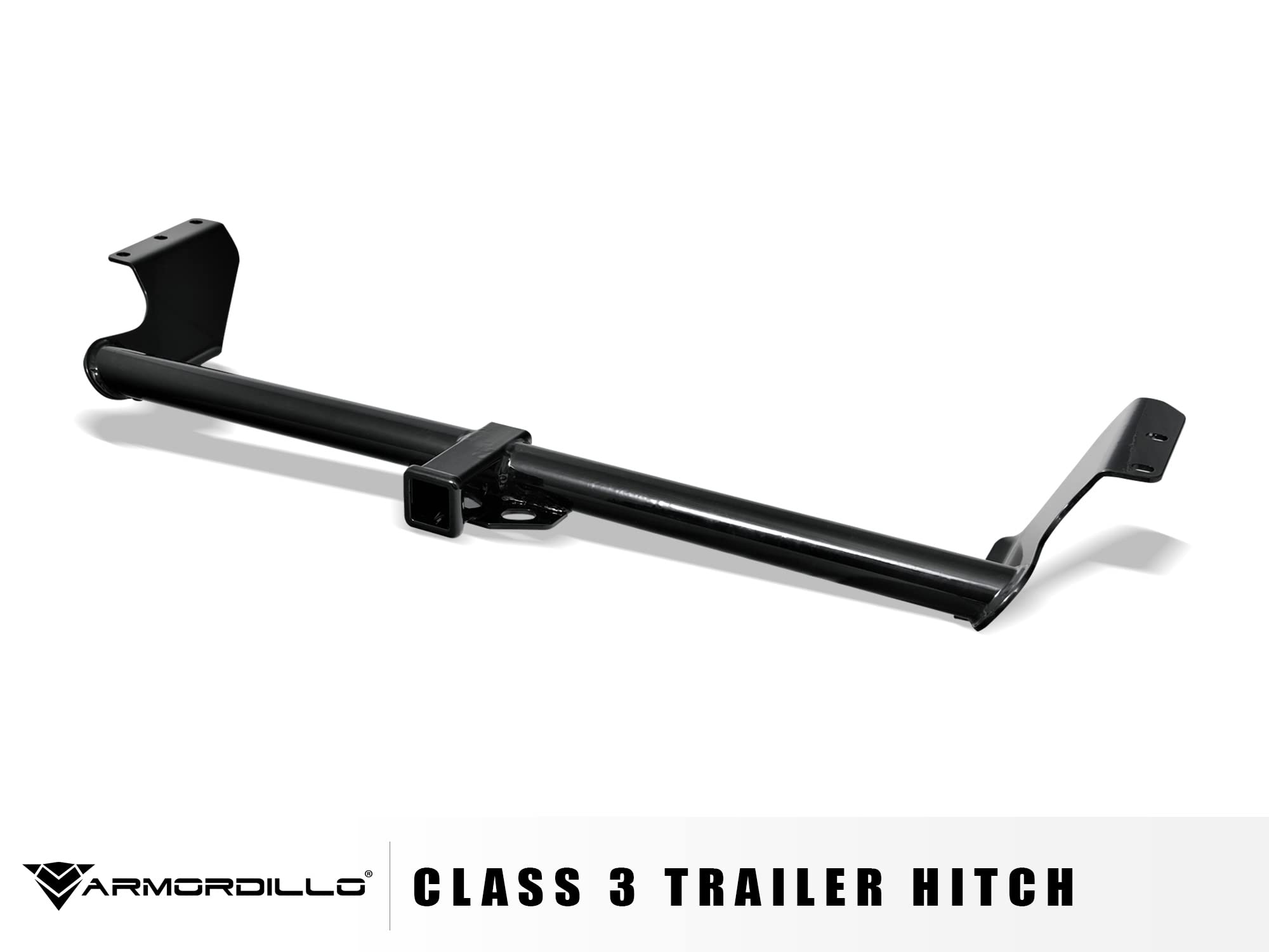 Class 3 Armordillo Trailer Tow Hitch with 2" Receiver Tube - Black Fits 1999-2017 Honda Odyssey