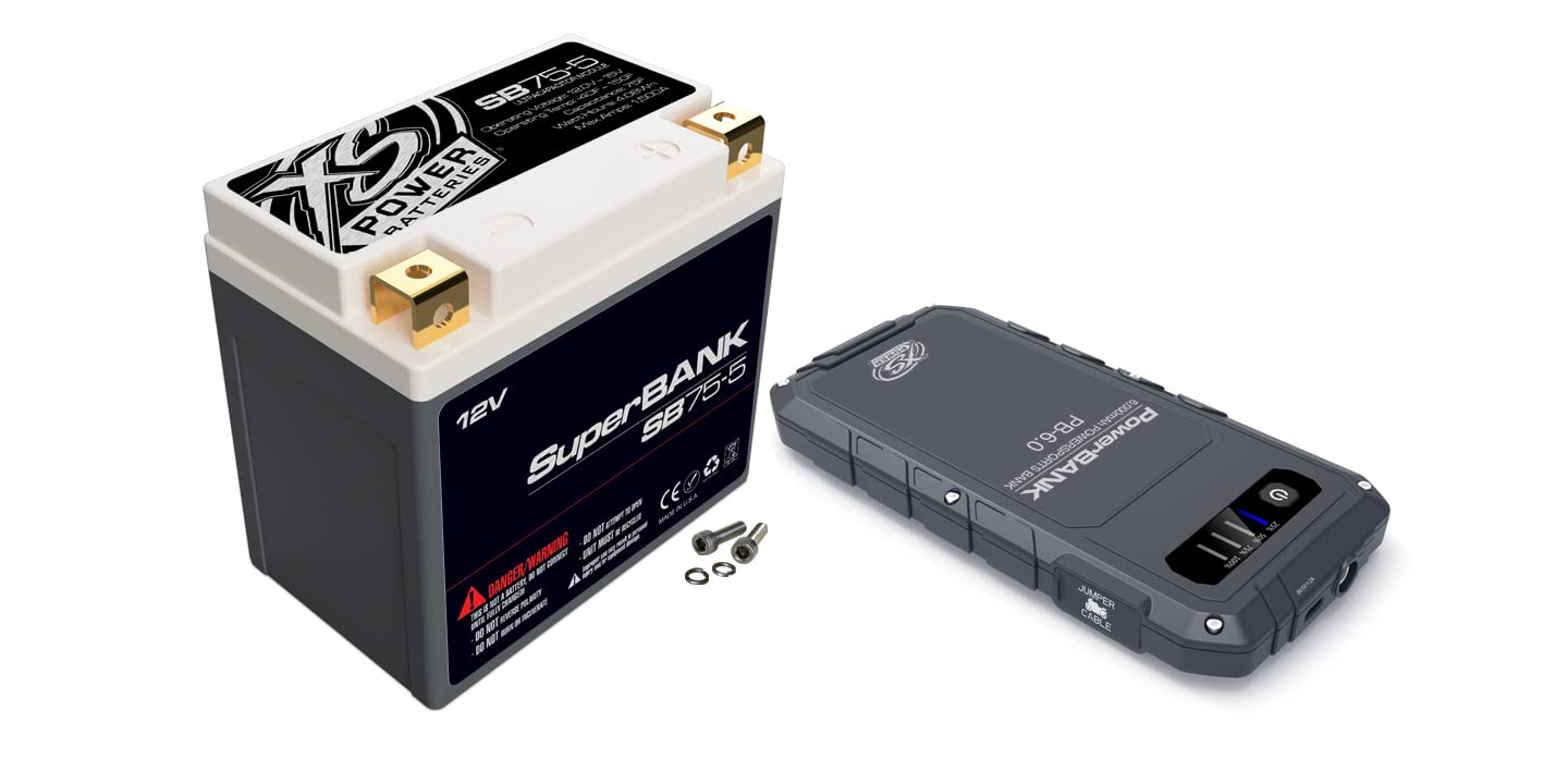 Powersports 12V Super Bank Capacitor Modules - M6 Terminal Bolts Included 1500 Max Amps