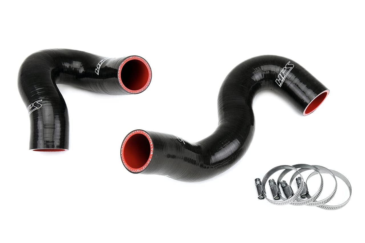 3-ply HPS Black Reinforced Silicone Radiator Coolant Hose Kit 57-1968-BLK