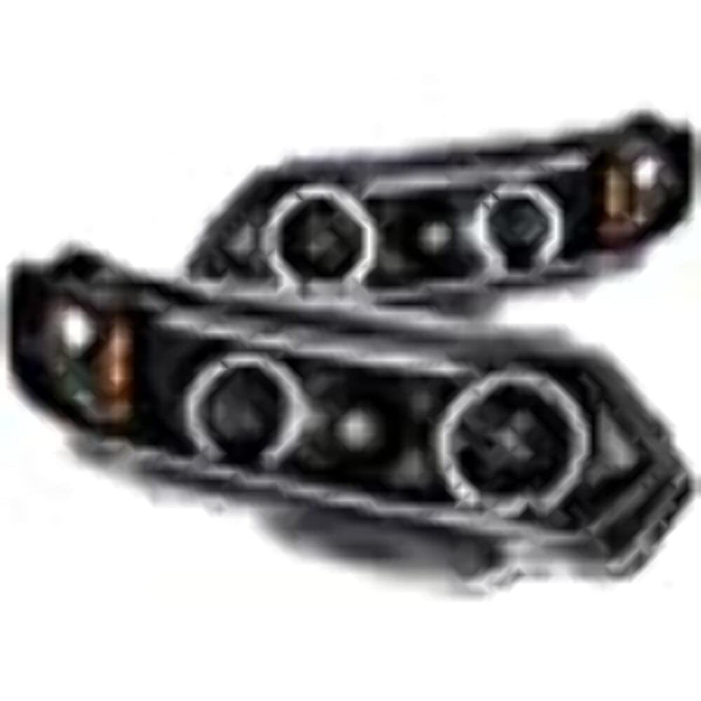 121062 Anzo USA Headlight Assembly Clear Lens Pair CCFL Black