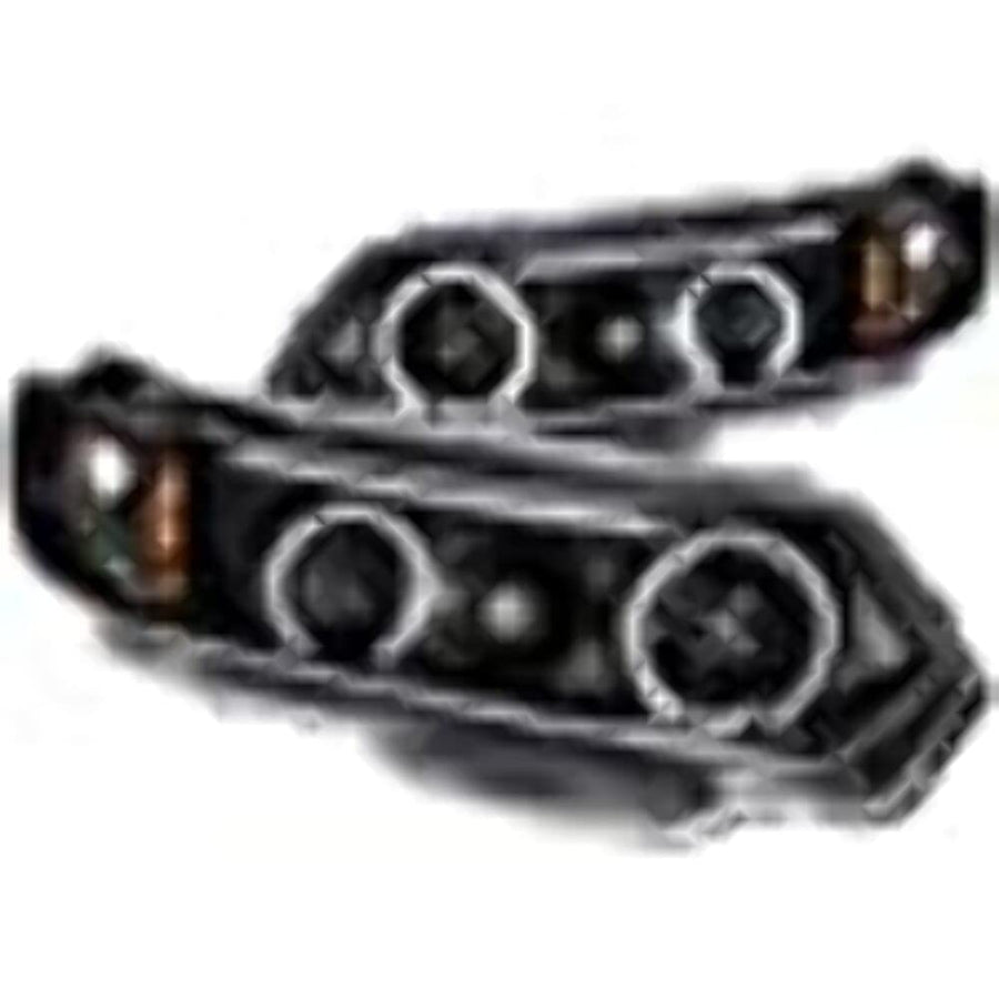 121062 Anzo USA Headlight Assembly Clear Lens Pair CCFL Black