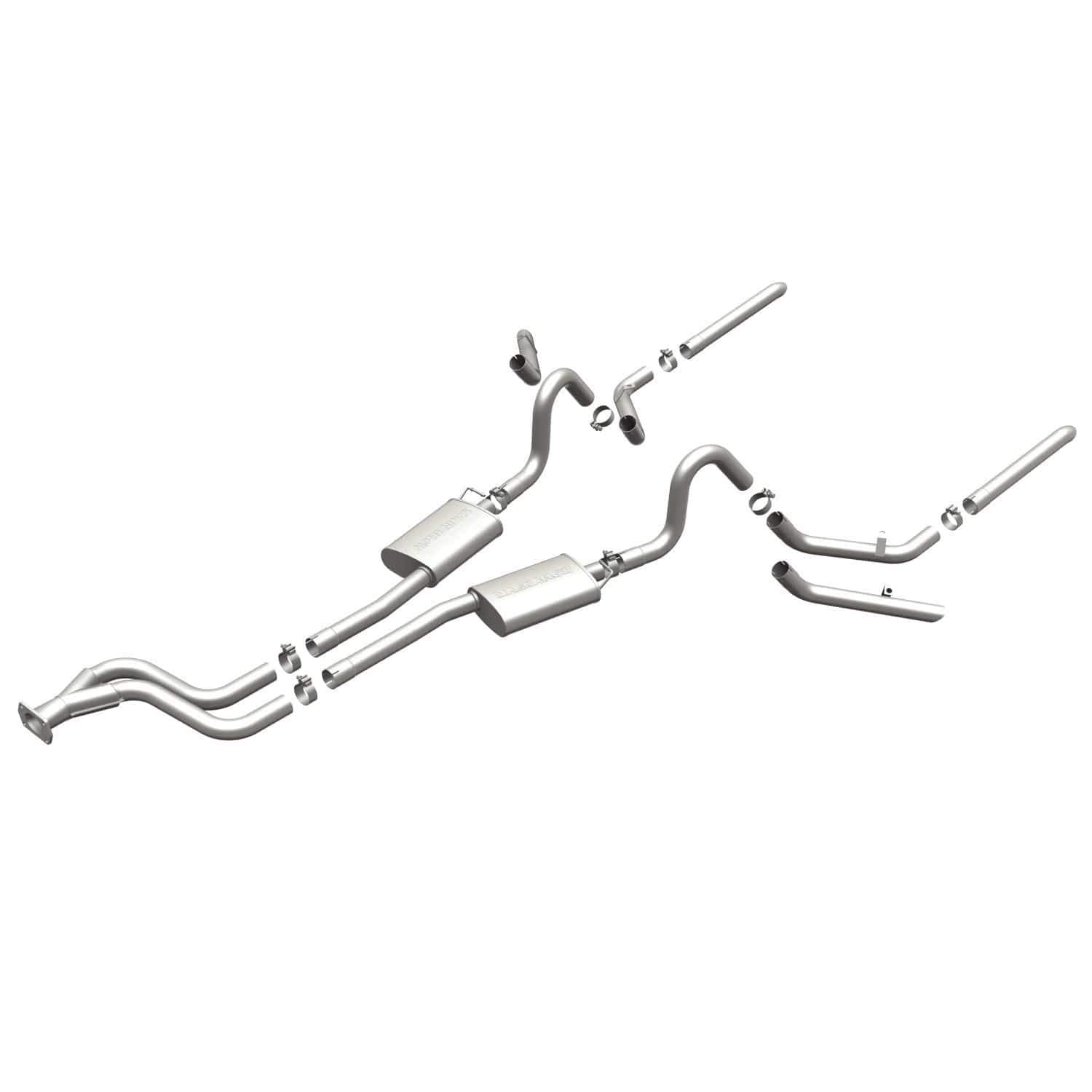 Large MagnaFlow Stainless Steel Performance Exhaust System Kit