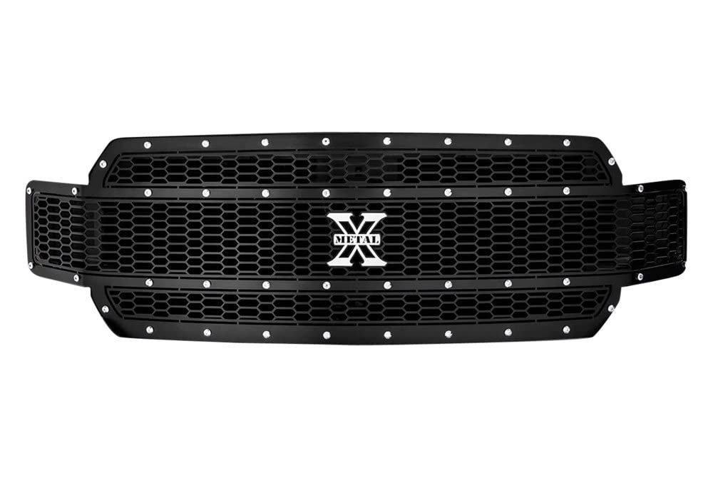 Laser X Grille 2018-2020 F-150, Black, 1 Pc, Replacement, Chrome Studs, Does Not Fit Vehicles with Camera - PN #7715841