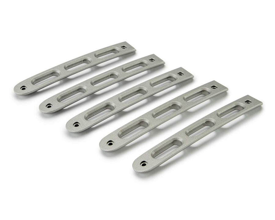 D-JP-190026-AL-5 | DV8 Offroad Door Handle Insert Set fits 2007-2018 Wrangler JK | Slotted Hole Design | Aluminum Construction
