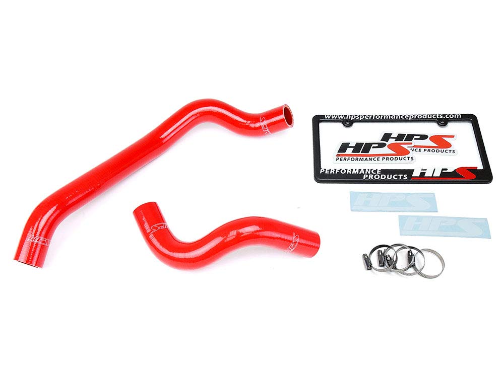 Red HPS Silicone Radiator Hose Kit Coolant OEM Replacement Compatible for 2010-2024 Toyota 4Runner 4.0L V6, 57-1730-RED