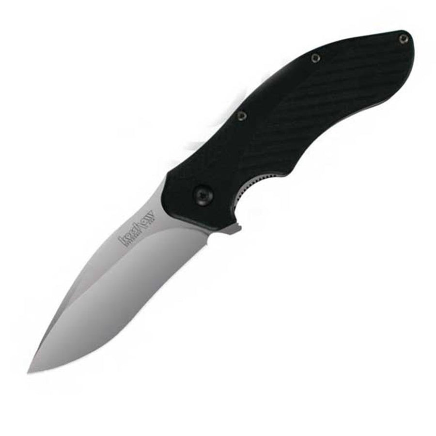 Clash Kershaw Pocketknife, 3" 8Cr13MoV Steel Drop Point Blade, Assisted One-Handed Flipper Opening, Folding Utility EDC
