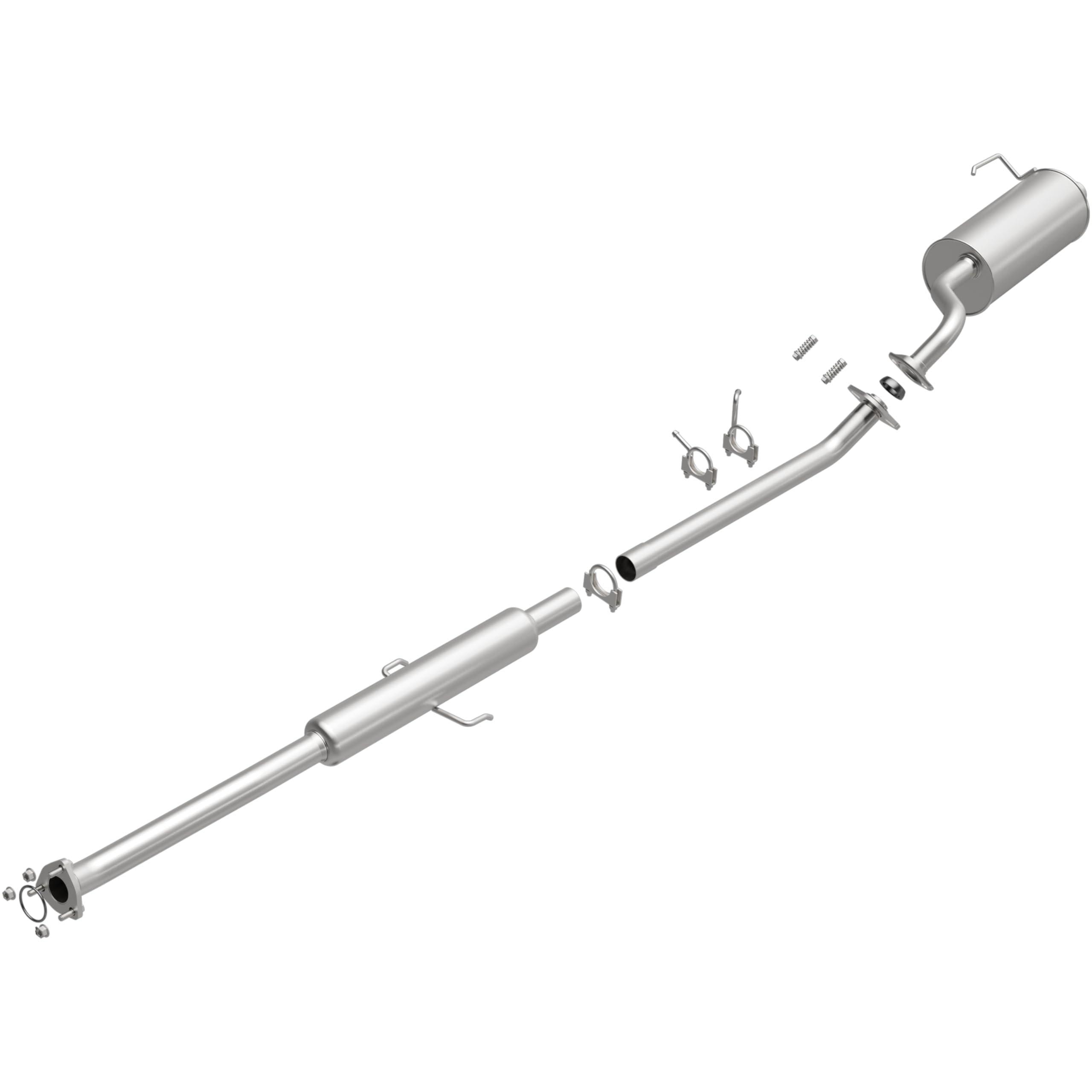 Replacement BRExhaust Exhaust System Kit 106-0722: Compatible with 2002-2006 Honda CR-V 2.4L