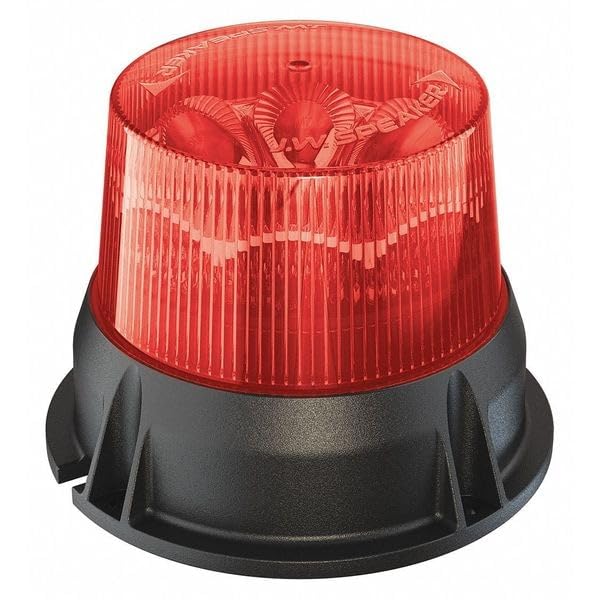 LED Strobe Light,Red,3-13/16"H