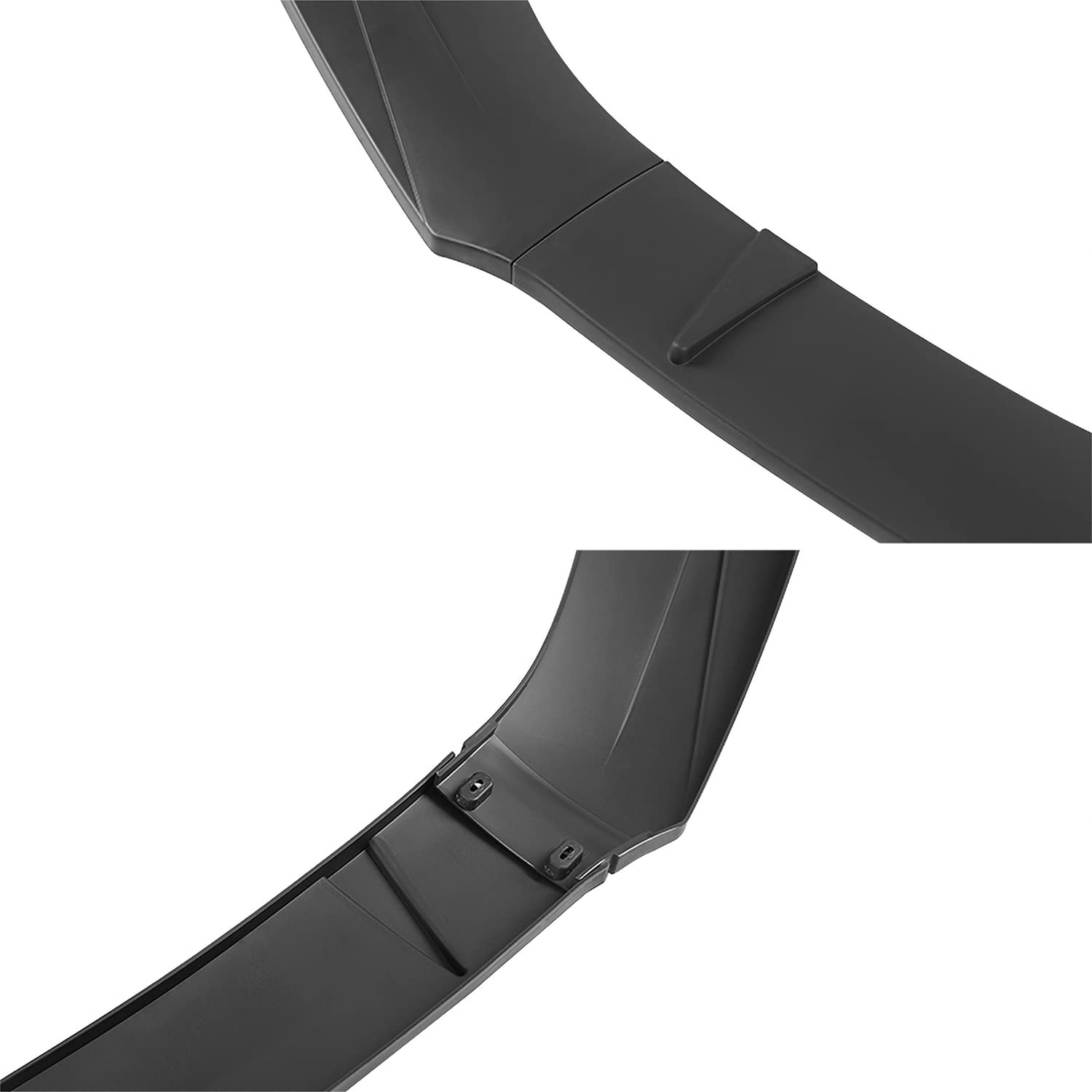 Front Bumper Lip Spoiler Spec-D Tuning Universal Black Body 3PC Style Set