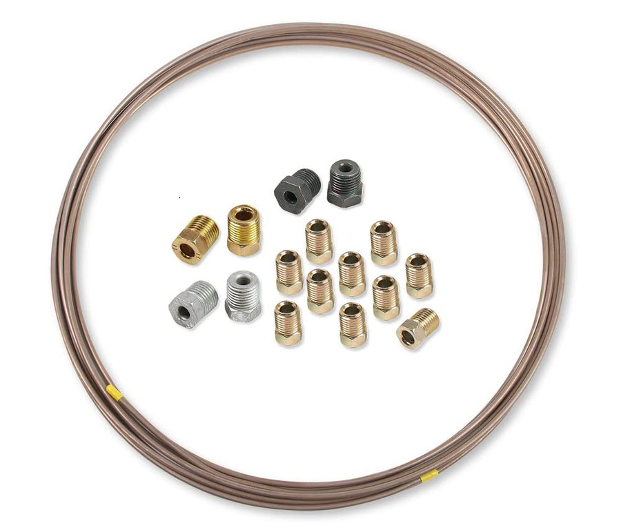3/16 In X 25 Ft Coil&Fitting Kit Ezform Earl's