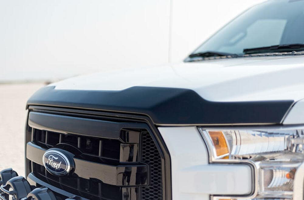 Aeroskin Hood Protector Auto Ventshade [AVS] | Fits 2022-2025 Jeep Wagoneer | Low Profile Deflector/Bug Shield - 1 pc., Smoke | 322209