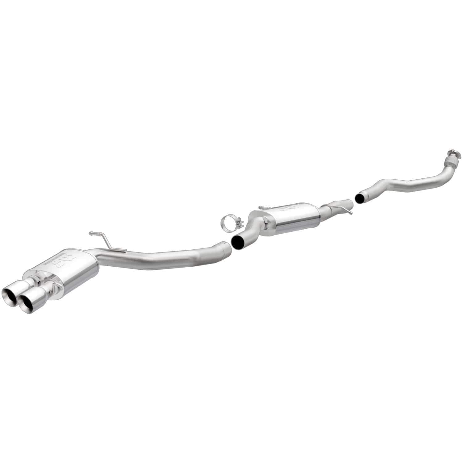 Performance Exhaust System MagnaFlow 15519: Cat-Back, Sport Series, For 2009-2016 Audi A4 Quattro