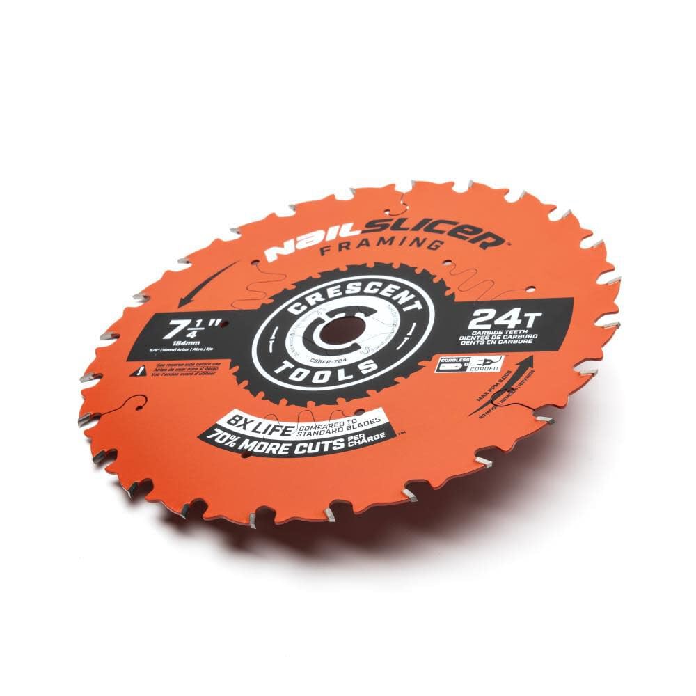 CRESCENT 7-1/4" CRESCENT 24T FRAMING THREE PACK (CSBFR-724-3)