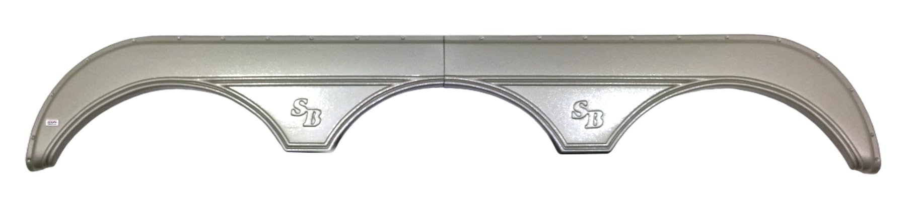 Triple Axle Fender Skirt ICON 12344 FS2344 for Sunnybrook - Champagne