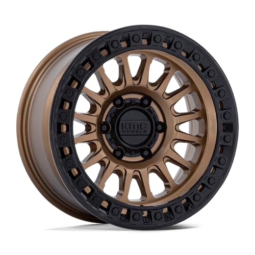 KMC Wheels 18X9 IMS 6X1355.71 18mm MATTE BRONZE WITH GLOSS BLACK LIP - KM552ZB18906318