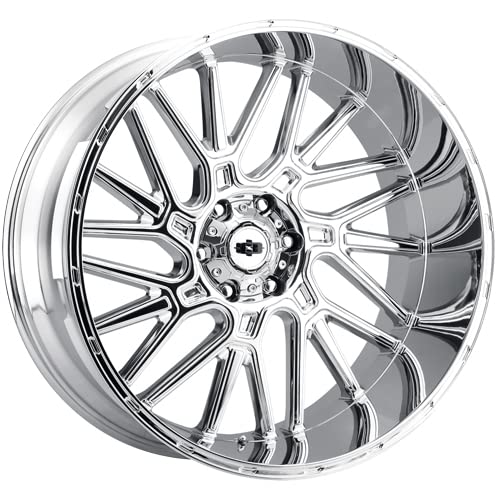 404 Brawl Vision 20x9 8x180 +12mm Chrome Wheel Rim 20" Inch