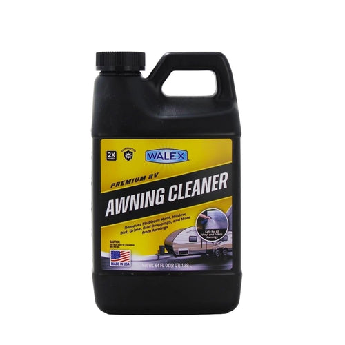 Walex Awning Cleaner RV - Safe for Vinyl & Fabric, Dissolves Tough Stains, Mold, Mildew, Dirt, Bird Droppings & More; Extends Lifespan Awning for RVs, Campers, Trailers & Motorhomes, 64 oz