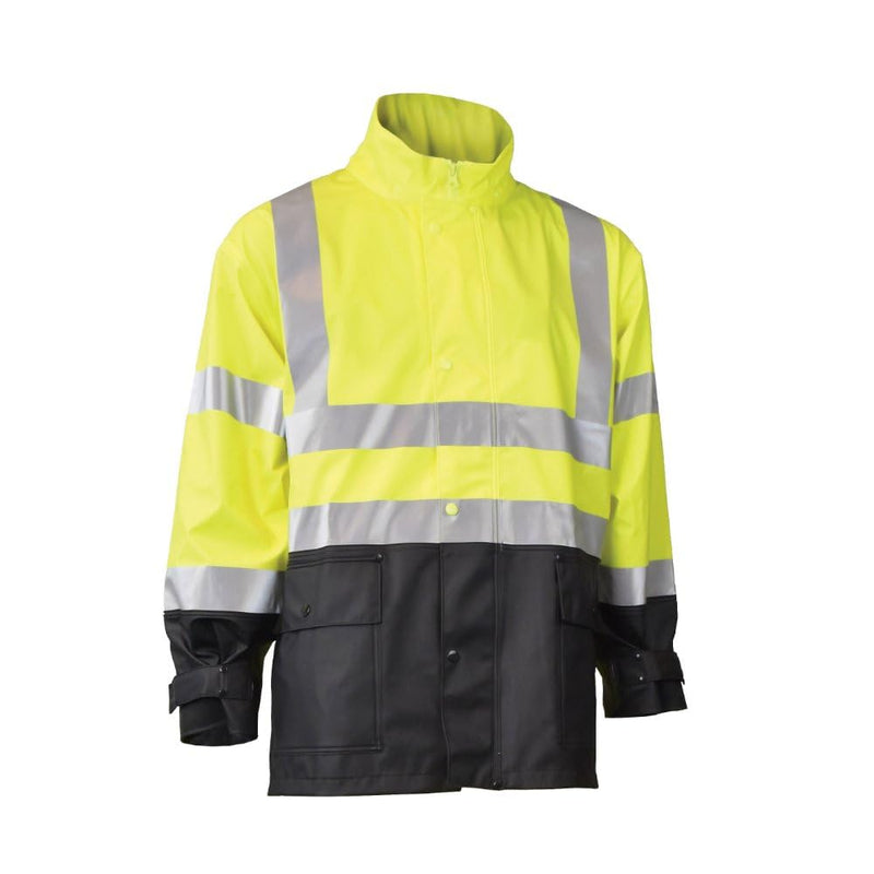 Industrial Safety Rain Jacket Radians RW07J-3ZGV-2X