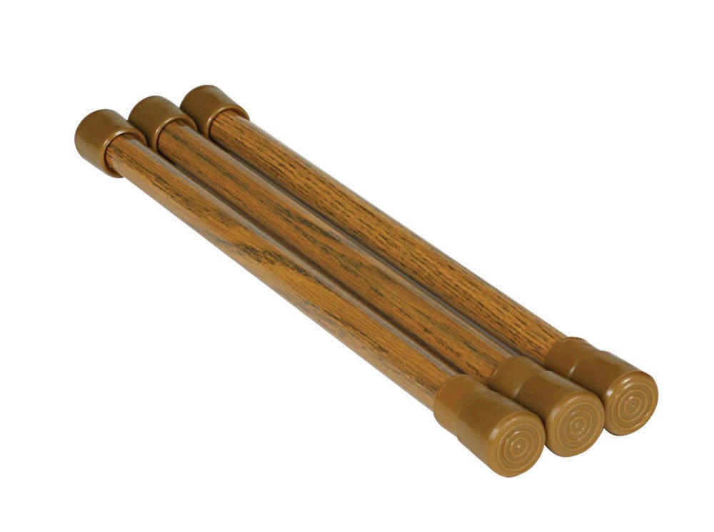 Cupboard Bar Camco 43833 Oak-Finish - 3 pack