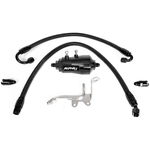 Infiniti Q50/Q60 Red Alpha AMS Performance Fuel Filter Kit (Standalone Kit/No AMS Flex Fuel Kit)