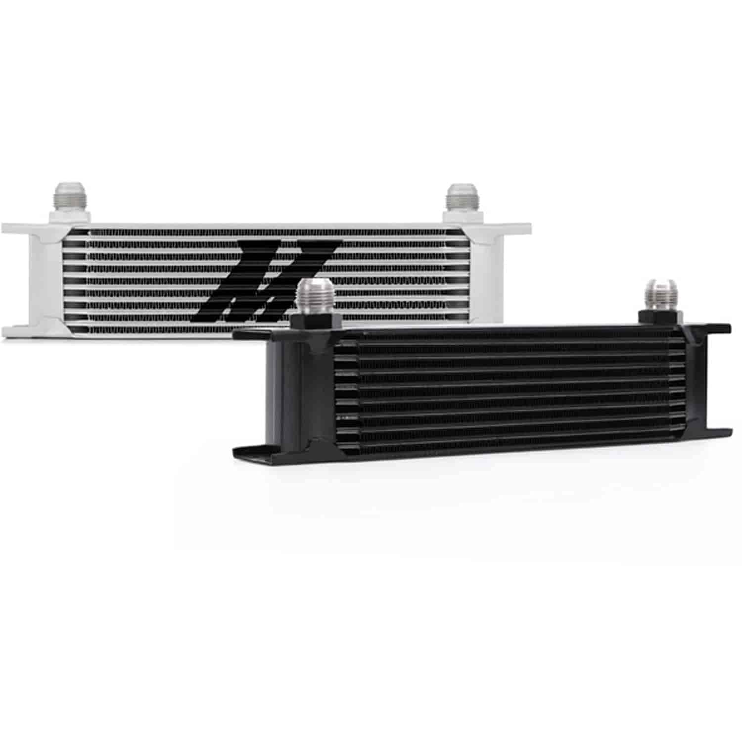 10 Row Mishimoto Universal Oil Cooler Kit, Black