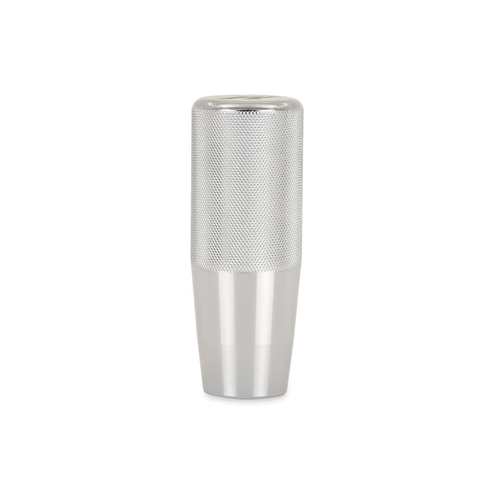 Mishimoto Shift Knob, XL, Weighted, Knurled, Silver