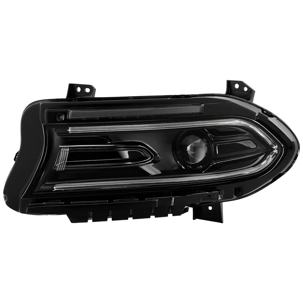 Dodge Charger Spyder (POE) 22-23 w/LED Signal DRL Switchback Halogen Headlight - OE Left (No Side Logo) (Also Fit on 2015-2021 but Need to Sell by Set)