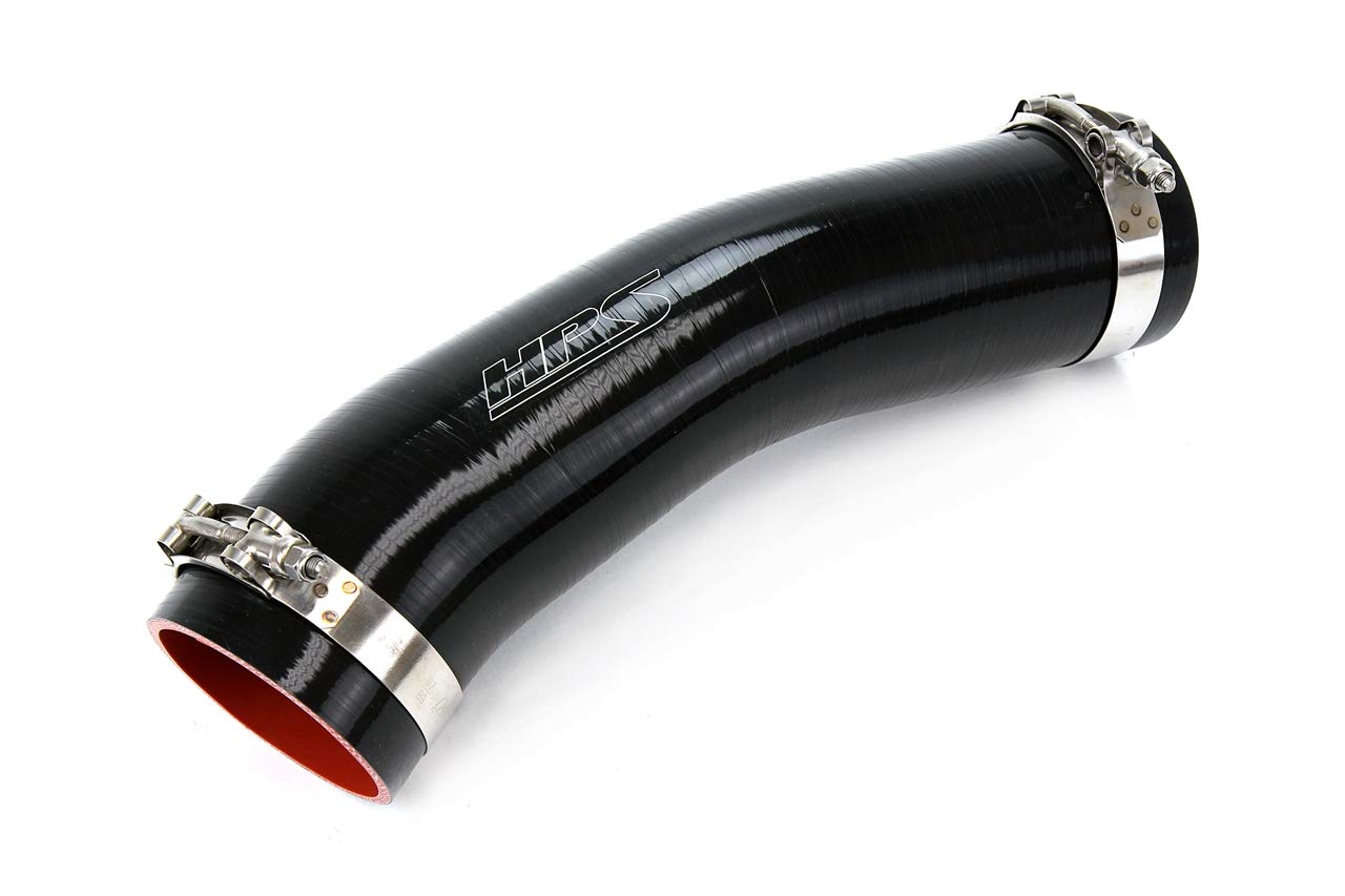 HPS Performance Silicone Black Air Intake Hose Kit Compatible for Lexus 1996 1997 LX450 FJ80 4.5L I6 Toyota 1995 1996 1997 Land Cruiser FJ80 4.5L I6, 57-1289-BLK