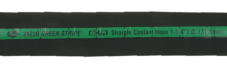 Gates 2-Ply Green Stripe Straight Coolant Hose-3' Length, Inner Diameter 3/4"