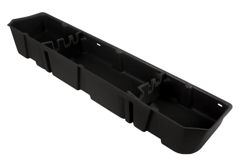 Under Seat Storage DuHa 20110 fits 2015-2025 Ford F150 SuperCrew & 2017-2025 Ford F250 F350 F450 F550 Super Duty Crew Cab | Black Heavy-Duty Back Seat Organizer | Includes Dividers