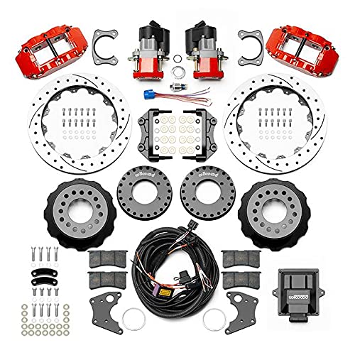 Wilwood Rear EPB/FNSL Kit 12.88in. Big Ford - SRP, Red
