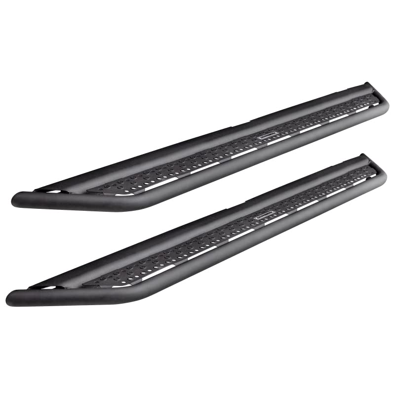 Dominator Xtreme Go Rhino D6 SideSteps | 68", Mild Steel, Textured Black | D60068T